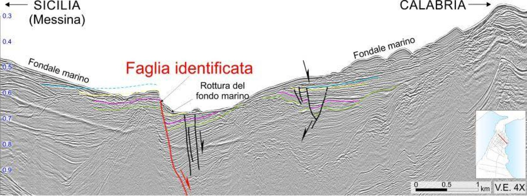 Stretto di Messina, ecco la geo-ecografia di IntraGeo - Credit foto IntraGeo
