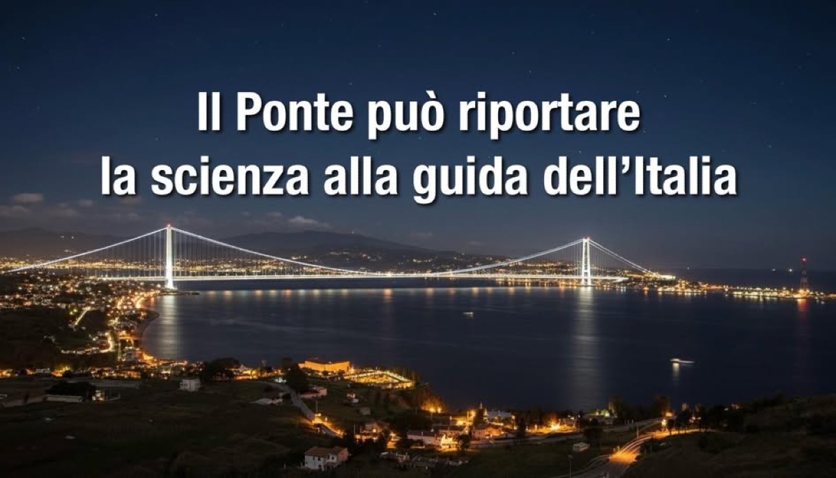 Ponte sullo Stretto di Messina: ecco come "può riportare la scienza alla guida dell'Italia" - Credit foto Ponte sullo Stretto di Messina