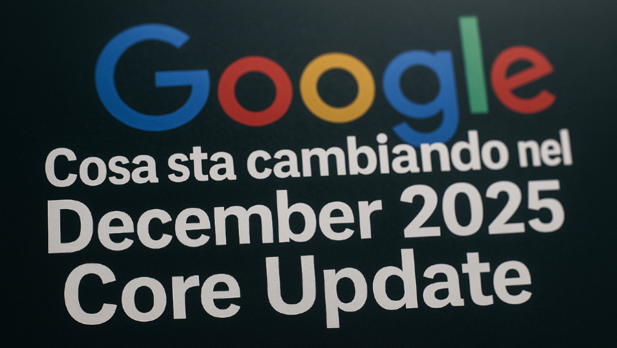 December 2025 Core Update di Google: Impatti su Editori e Testate, Strategie per Beneficiare e Reagire - 