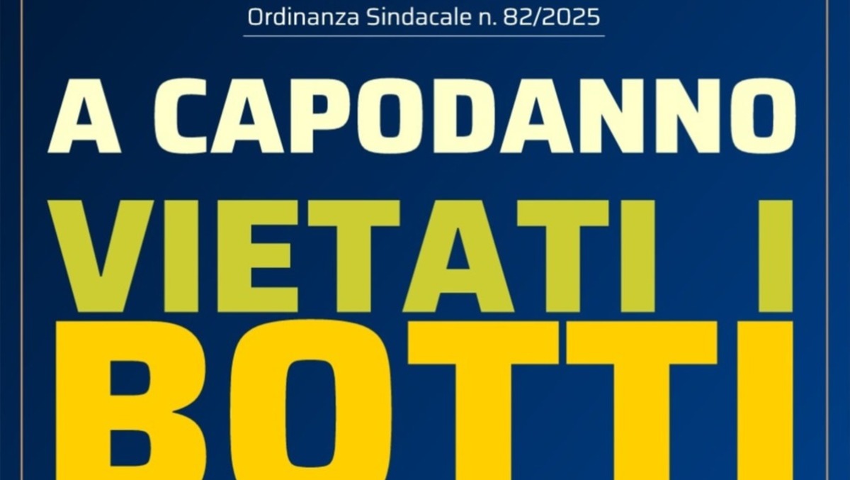 Capodanno in sicurezza: stop ai botti per tutelare persone e animali - Credit foto Comune di Aci Sant'Antonio