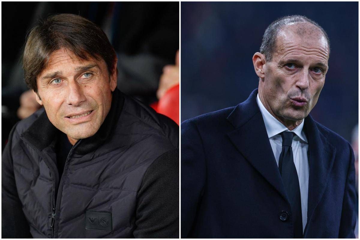 Napoli-Milan, nervosismo in panchina: niente stretta di mano tra Conte e Allegri - 