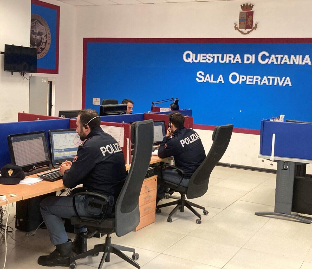 Polizia di Catania denuncia un 47enne per maltrattamenti e detenzione abusiva di un pugnale - 