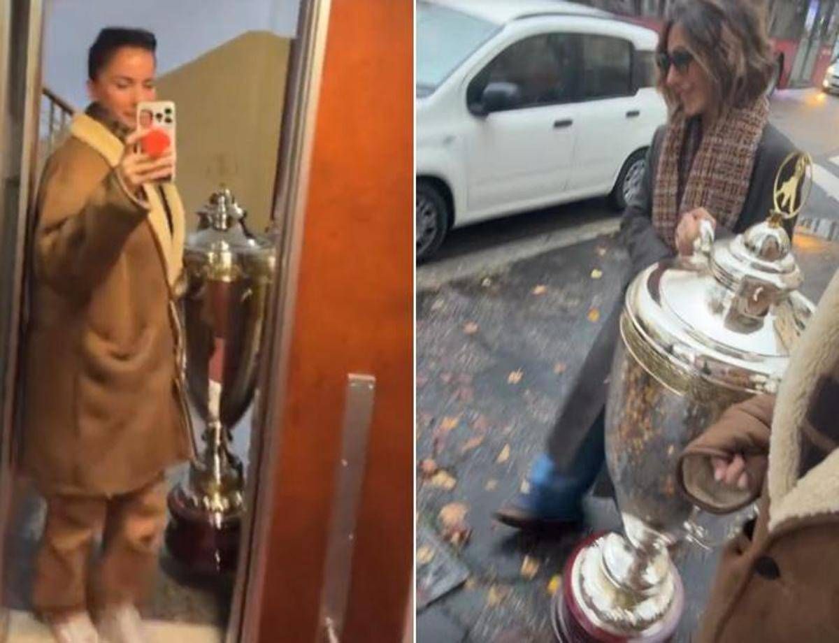 Ballando con le stelle, Andrea Delogu e il viaggio con la coppa - 