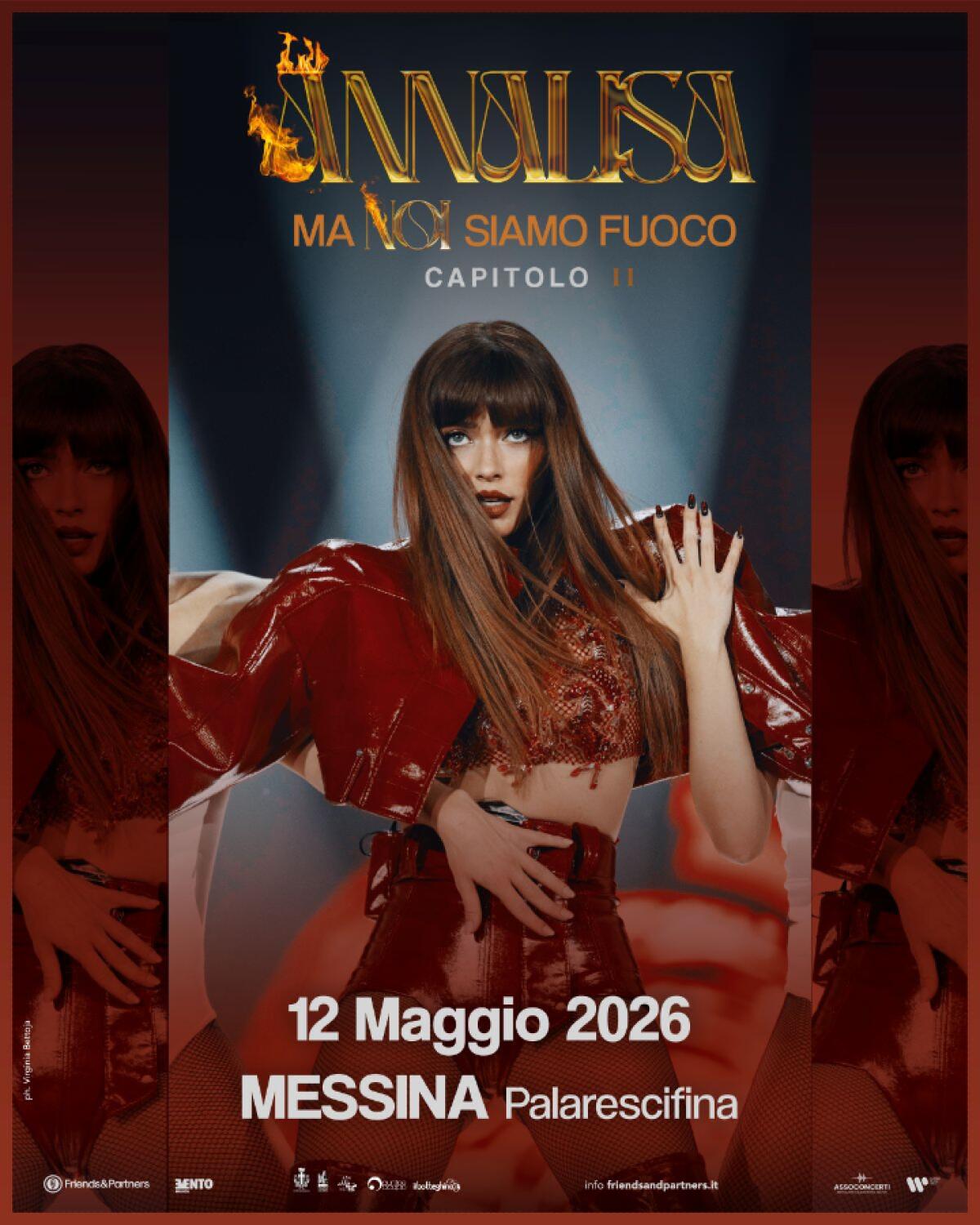 Il Comune di Messina ospita il concerto di Annalisa al PalaRescifina nel 2026 - 
