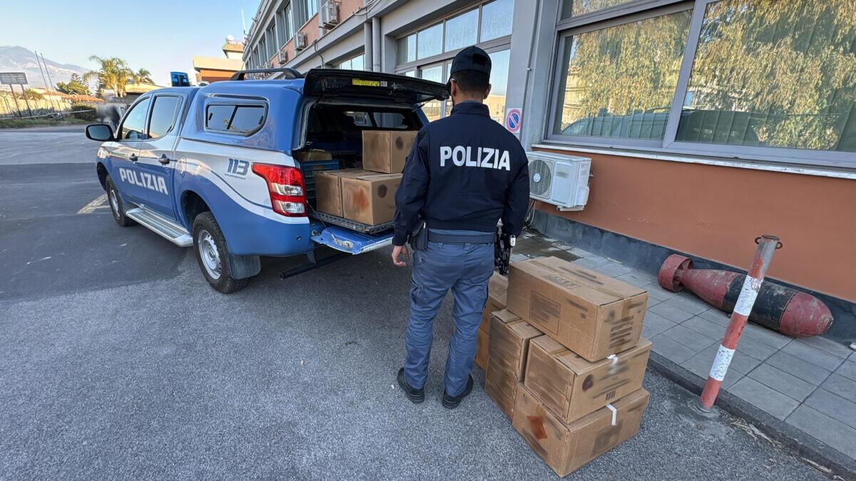 Polizia di Catania sequestra 204,5 kg di materiale esplodente in un garage durante operazione di sicurezza pubblica - 