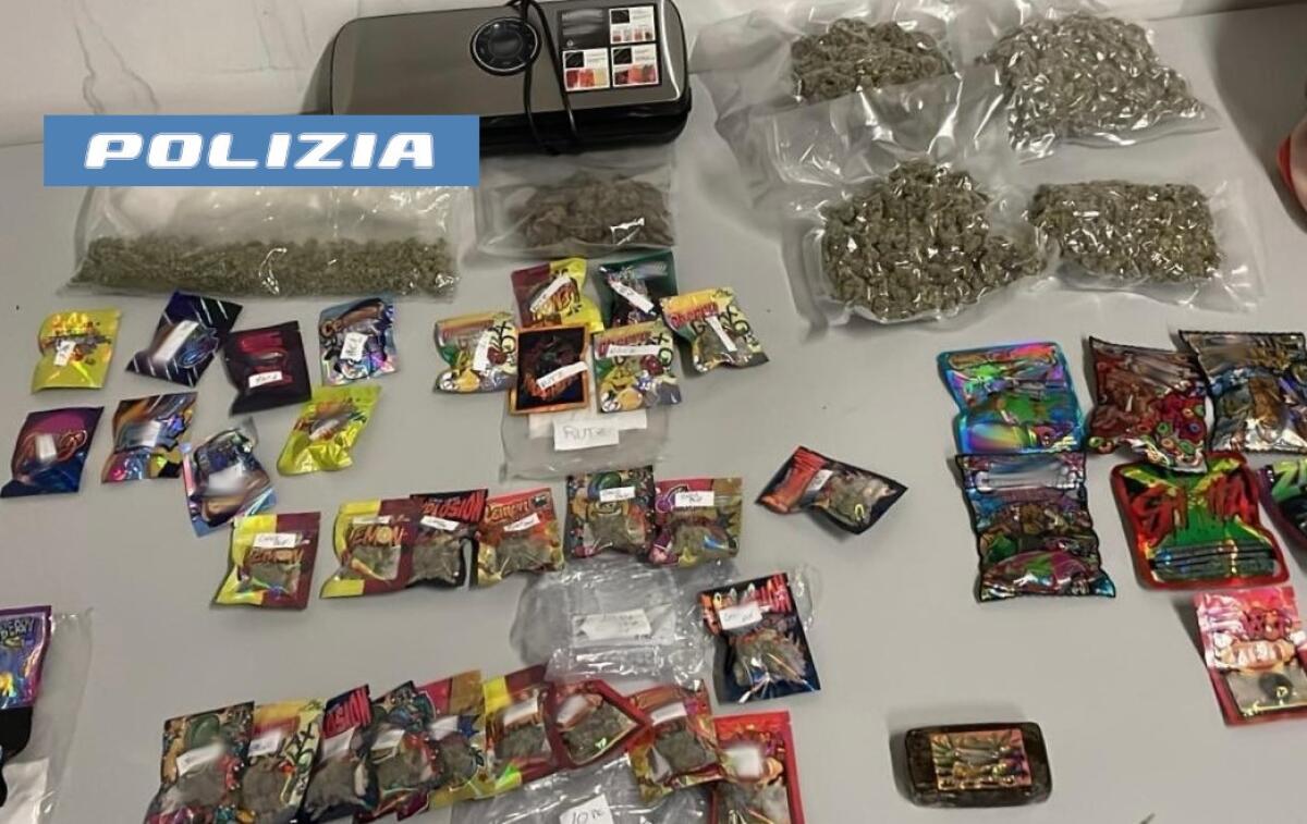 Arresto per spaccio di droga a Catania: la Polizia sequestra oltre 700 grammi di sostanze stupefacenti - 