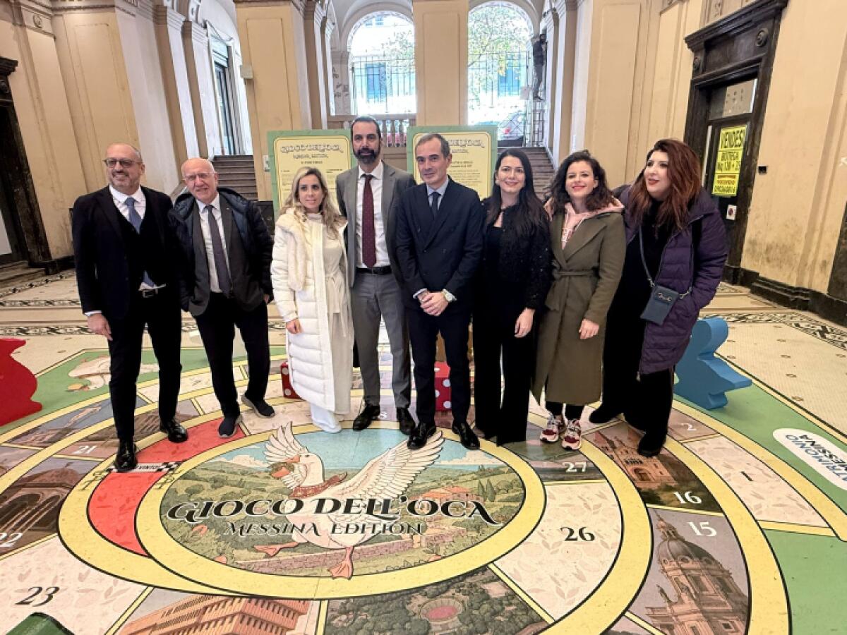 Inaugurato il 'Gioco dell’Oca Messina Edition' dal Comune di Messina nella Galleria Vittorio Emanuele III - 