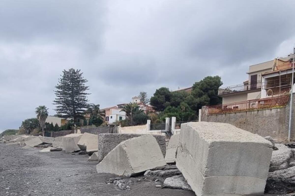 Finanziamento di 473.565 euro per la messa in sicurezza del litorale a Giampilieri Marina dal Comune di Messina - 