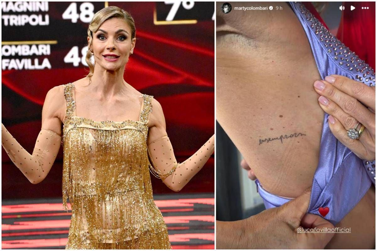 Colombari e un nuovo tatuaggio per Ballando: "Rimarrà per sempre" - 