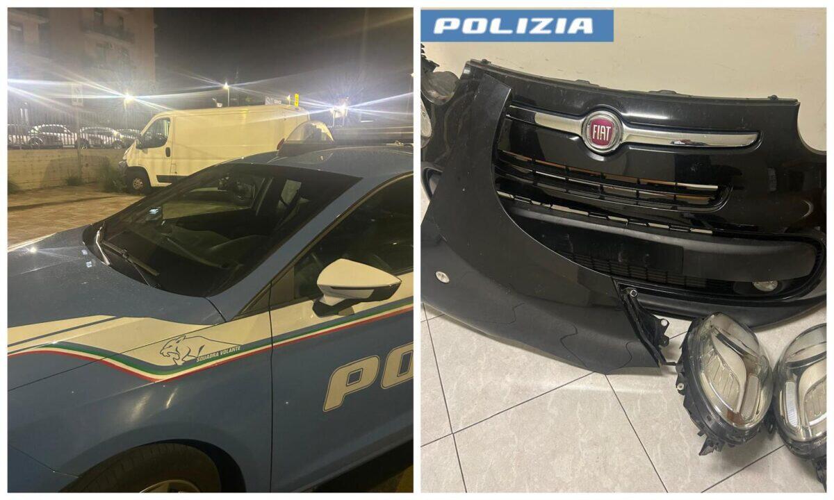 Catania, due uomini denunciati dalla Polizia per ricettazione di parti di auto rubate - 