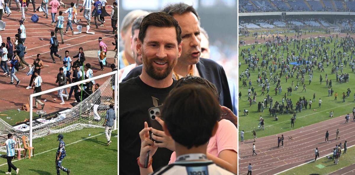 Messi a Calcutta, delirio allo stadio: caos e disordini - 