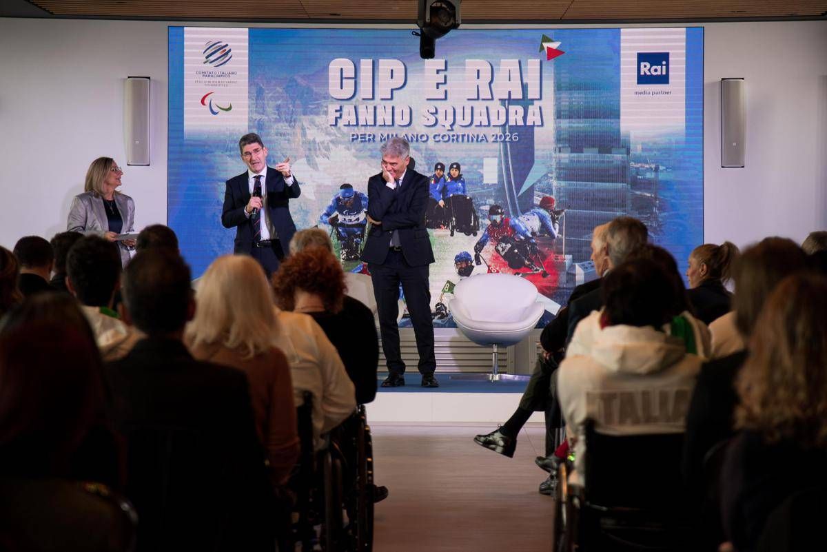 Cip e Rai fanno squadra per Milano Cortina 2026, De Sanctis: "Tappa cruciale per il movimento paralimpico" - 