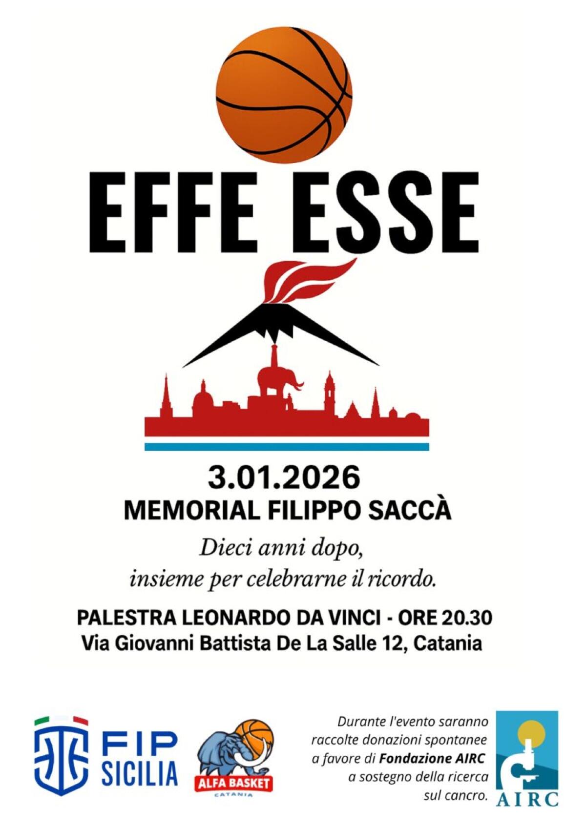 Memorial Filippo Saccà: Il Basket Catanese Celebra la Memoria con FIP Pallacanestro - 