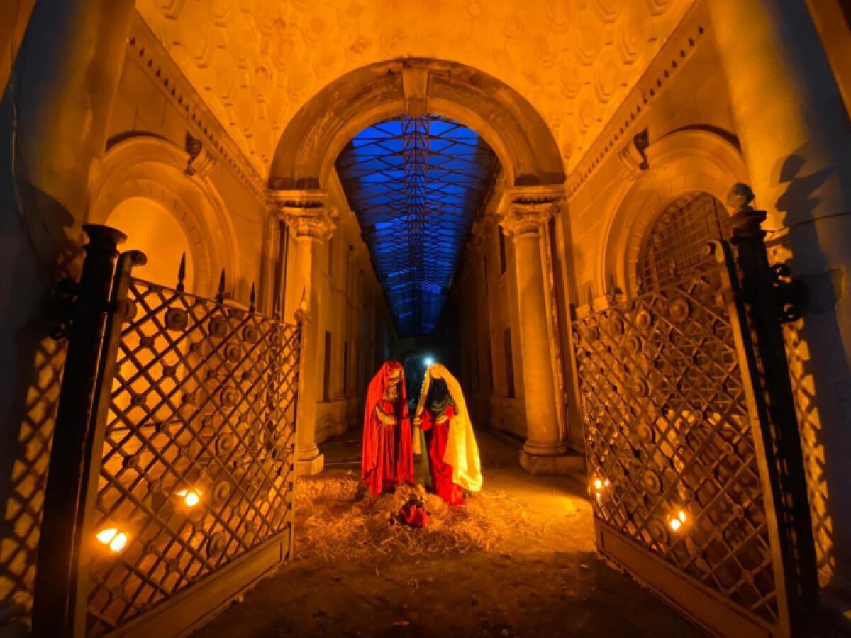 Inaugurazione della Natività nella Galleria INPS, un'iniziativa del Comune di Messina per il Natale 2023 - 