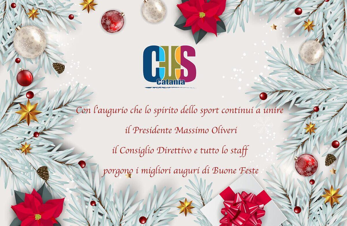 Auguri di Natale dal CUS Catania: Massimo Oliveri celebra un anno di successi sportivi - 