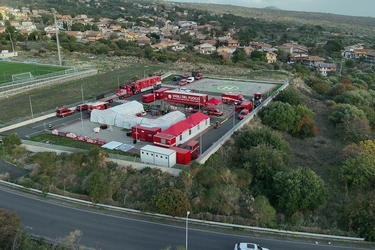 Esercitazione MSL 2025: I Vigili del Fuoco testano capacità logistiche notturne a Ragalna - 