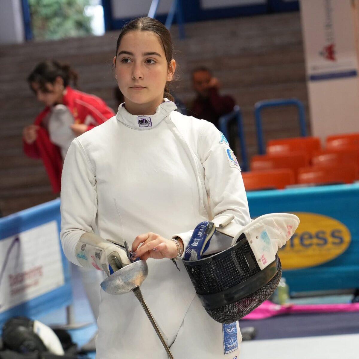 Maria Roberta Casale del CUS Catania convocata per la Coppa del Mondo U20 di Spada femminile a Burgos - 