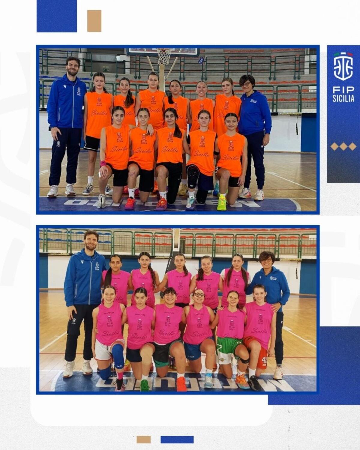 FIP Pallacanestro: Al PalaMilone di Milazzo, le giovani cestiste siciliane sfidano le squadre maschili in un torneo pilota per alzare il livello agonistico. - 
