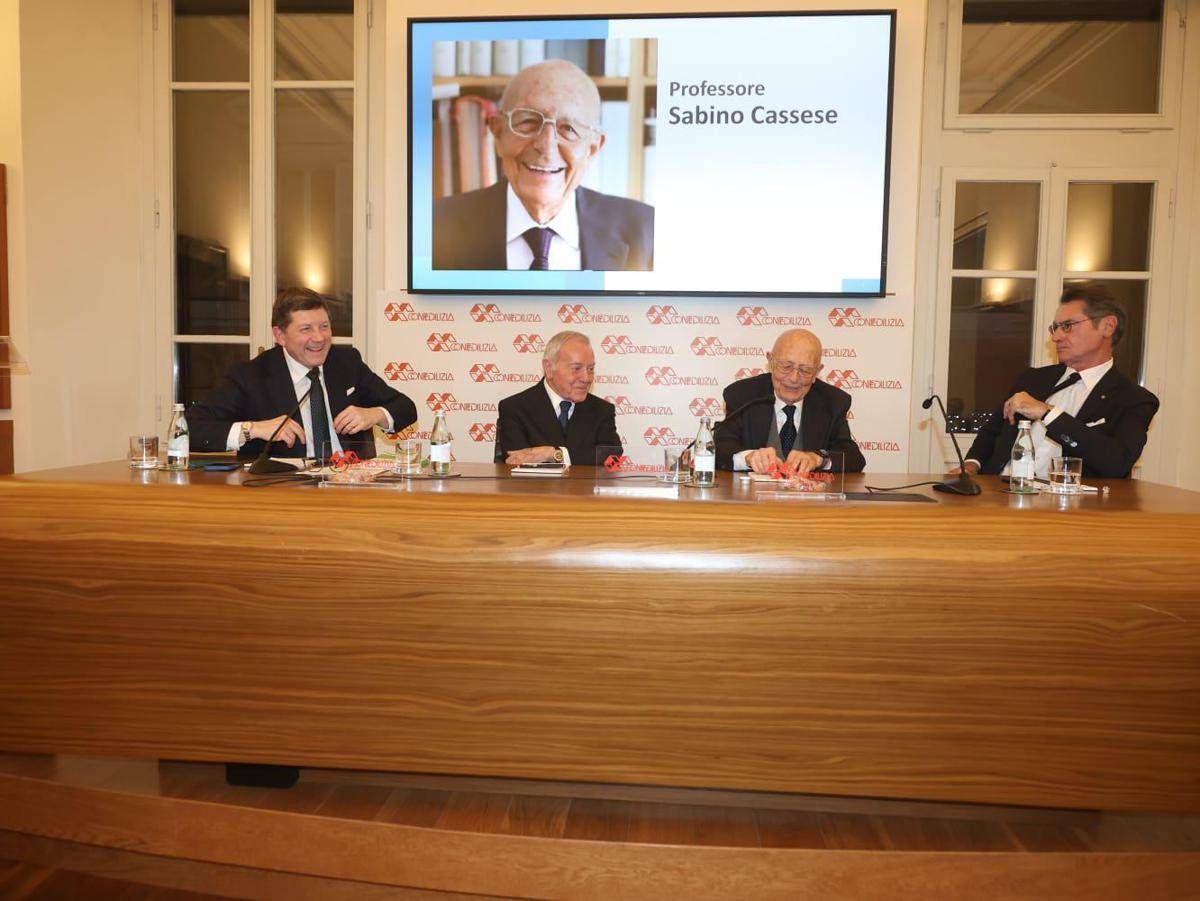 Premi, il Catricalà 2025 a Sabino Cassese e Andrea Illy - 