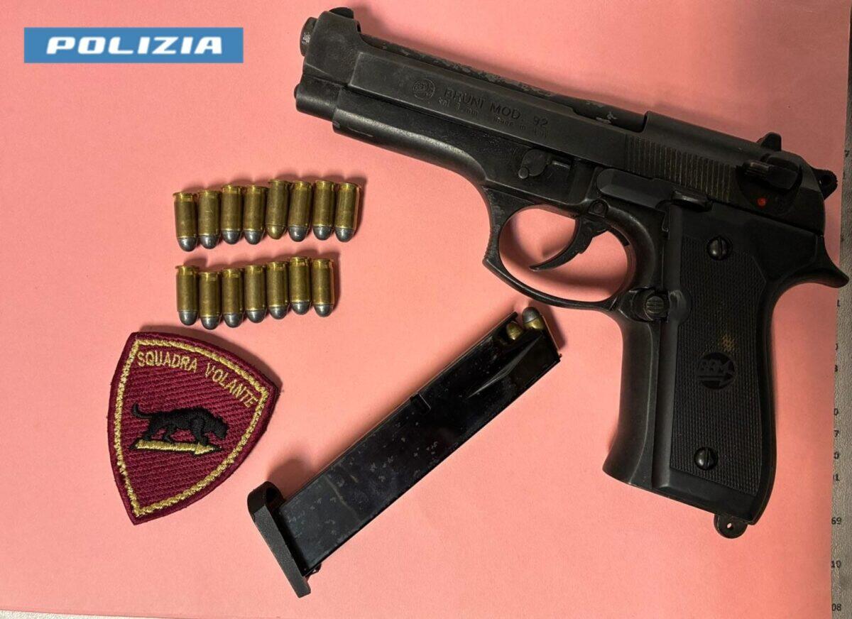 Arresto a Ragusa: la Polizia ferma un giovane con arma clandestina e munizioni. - 