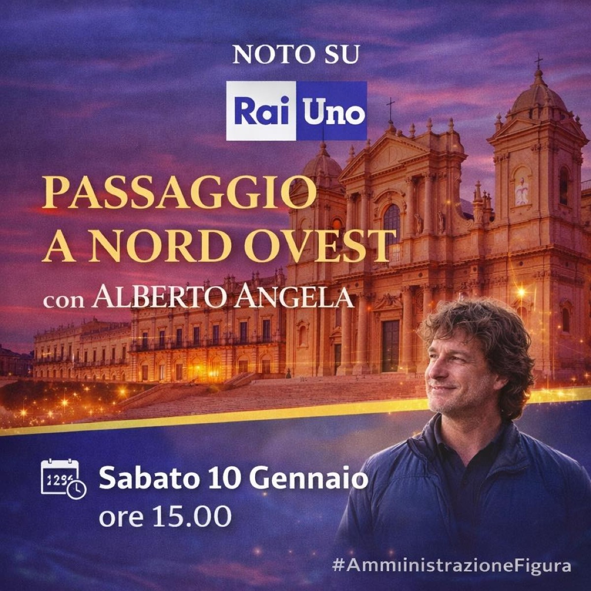 Noto torna protagonista: l’annuncio del Sindaco Corrado Figura accende l’orgoglio della città - Credit Foto Corrado Figura Sindaco