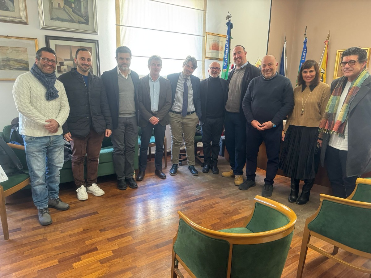 Trasporto pubblico a Gravina di Catania: incontro in Municipio con Città Metropolitana e Amts - Credit Foto Comune di Gravina di Catania