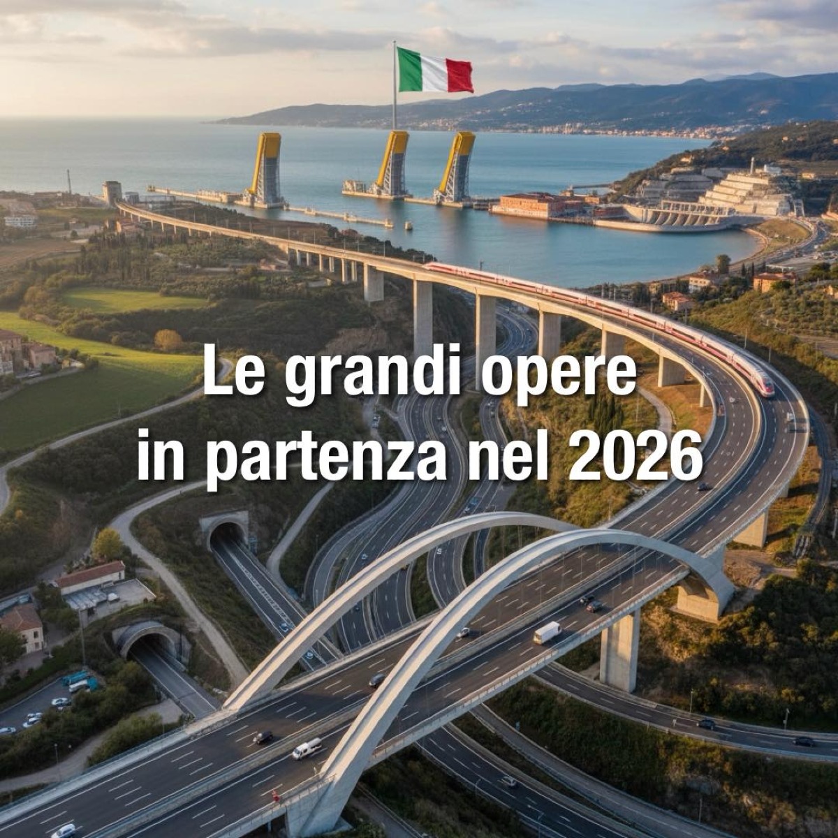 Ponte sullo Stretto di Messina, il 2026 e la nuova stagione delle infrastrutture italiane - Credit foto Ponte sullo Stretto di Messina