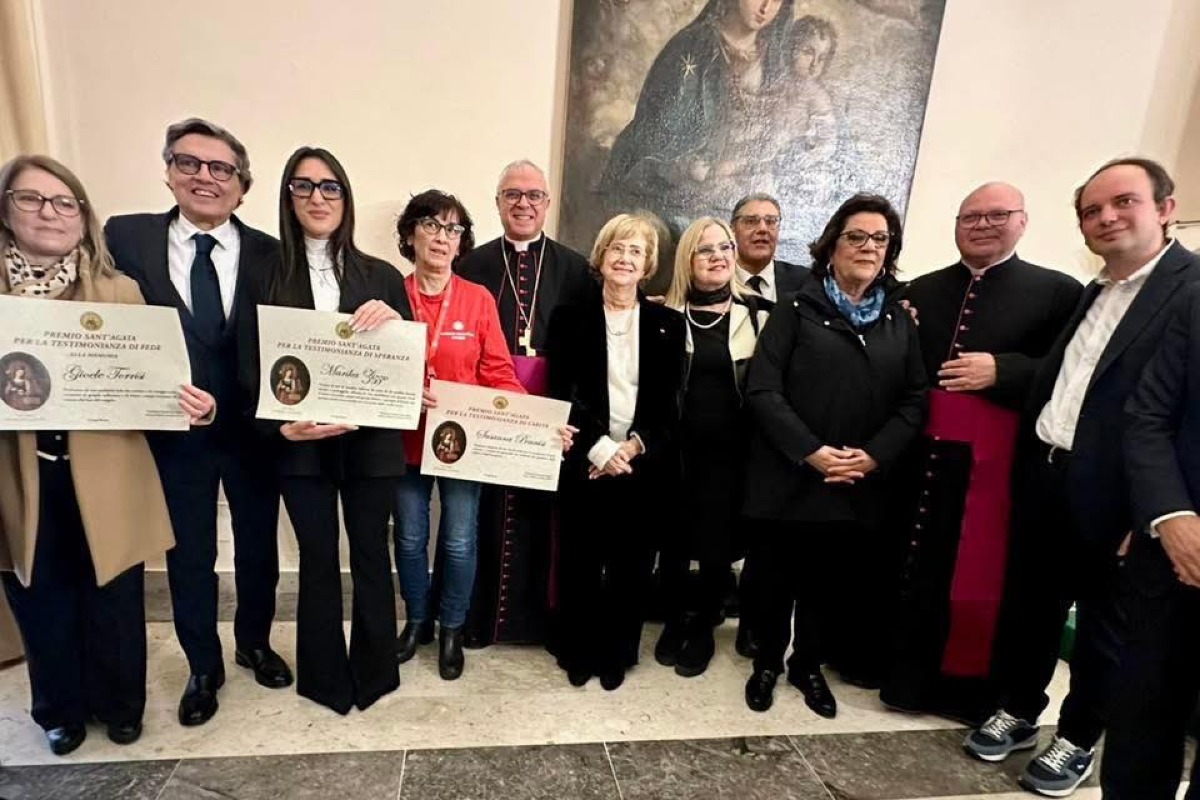 Premio Sant’Agata Testimone di Fede, Speranza e Carità: "una carezza per il cuore e l'anima"