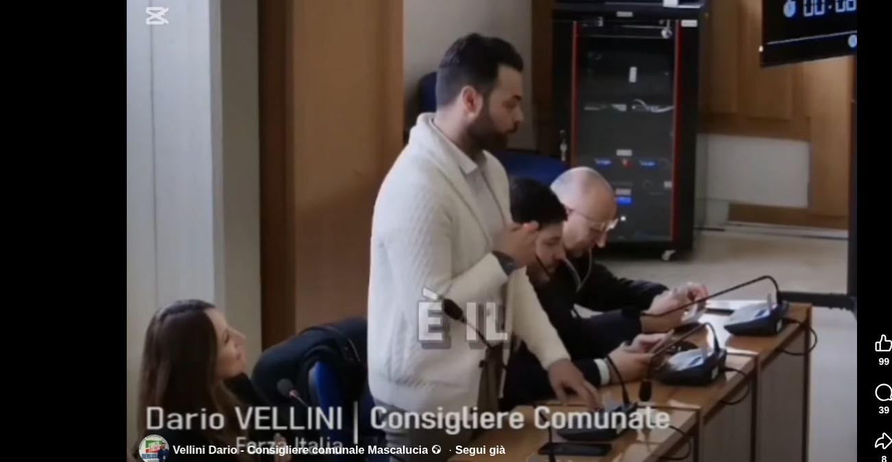 Emergenza Niscemi, il consigliere Vellini lancia la sua proposta a Mascalucia - Credit foto/video Vellini Dario - Consigliere comunale Mascalucia