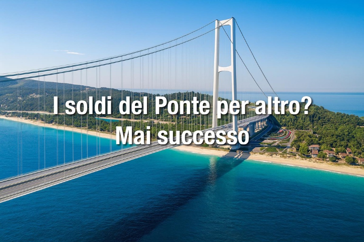 Ponte sullo Stretto di Messina: cosa accade alle risorse quando il progetto viene bloccato - Credit foto Ponte sullo Stretto di Messina