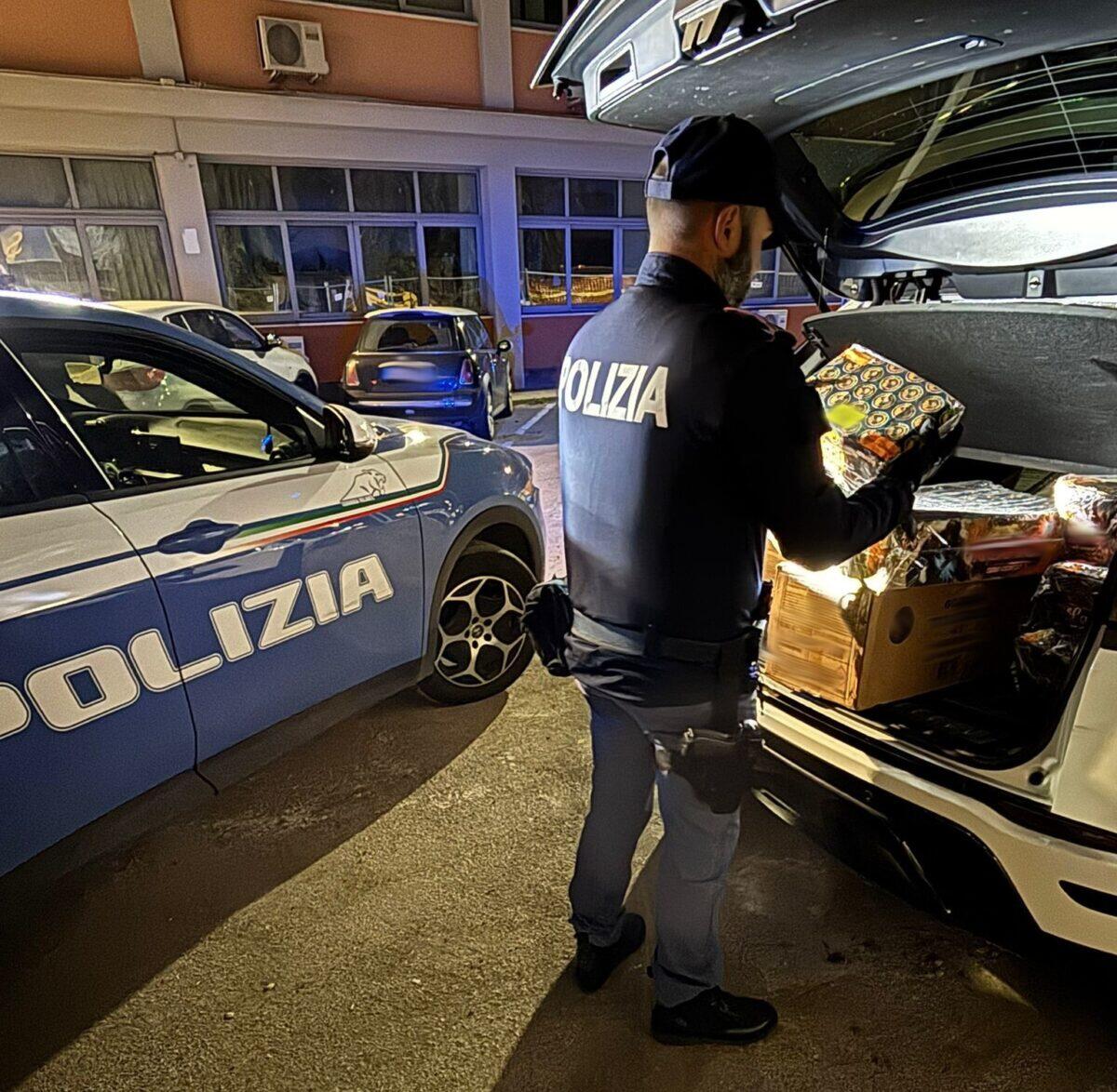 Polizia di Catania sequestra oltre 500 chili di fuochi d’artificio in un’operazione di controllo del territorio - 