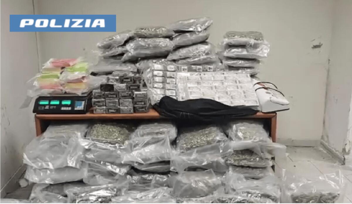 Arrestati padre e figlio a Catania per detenzione di 137 kg di sostanze stupefacenti - 