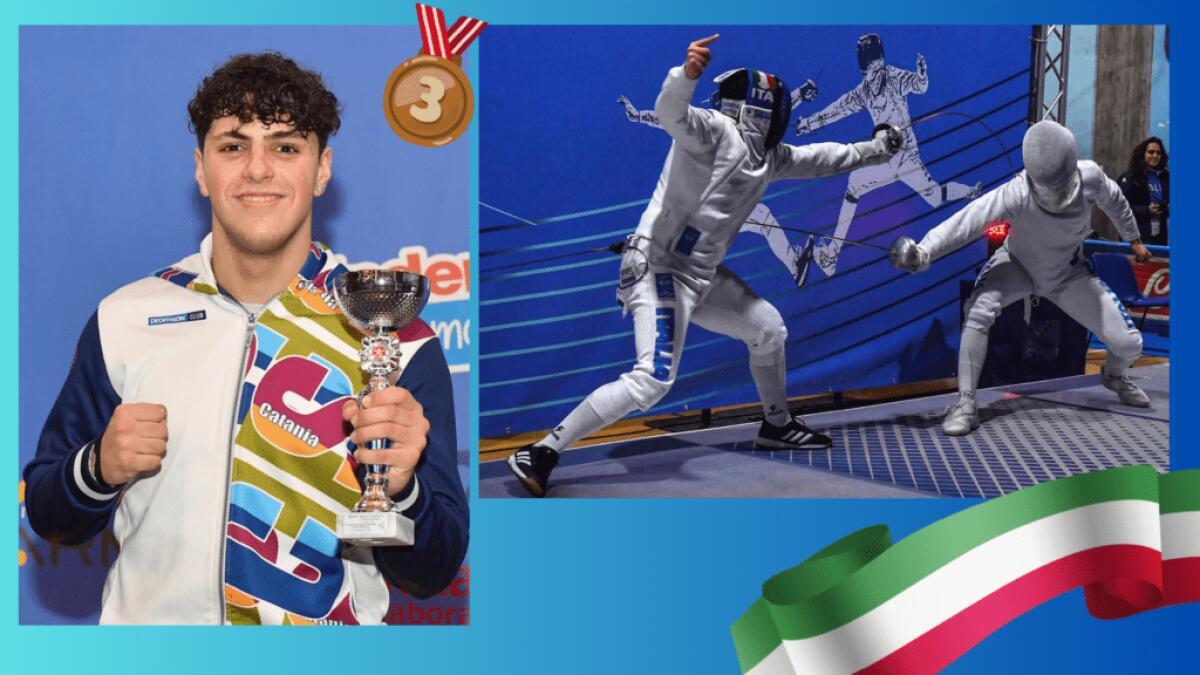 Gabriele Giovita conquista il bronzo e qualifica la Federscherma Sicilia ai Campionati Italiani - 