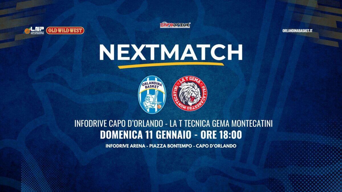 Orlandina in cerca di conferme contro la Gema Montecatini all'Infodrive Arena - 