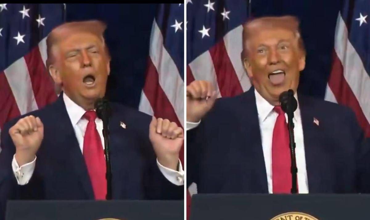 Trump e l'imitazione dell'atleta transgender: "Mia moglie non vuole" - 