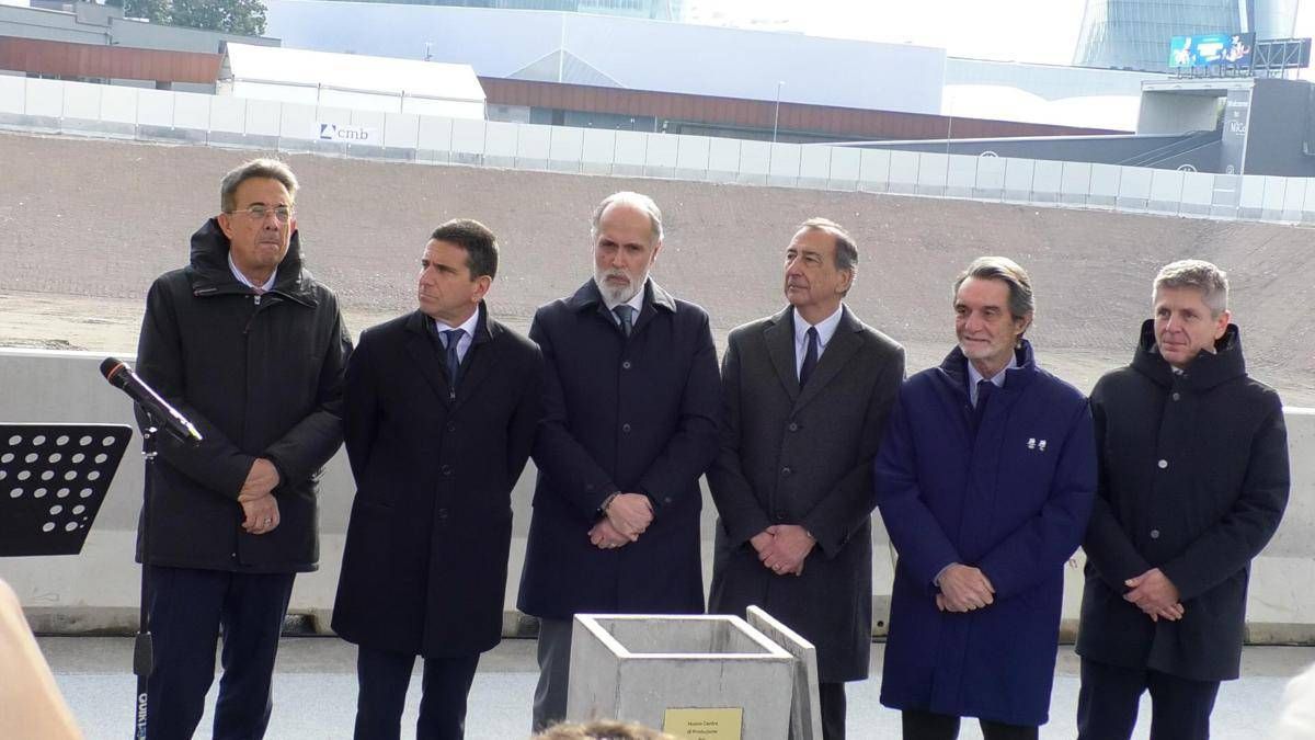 Milano, posata la prima pietra del nuovo centro di produzione Rai - 