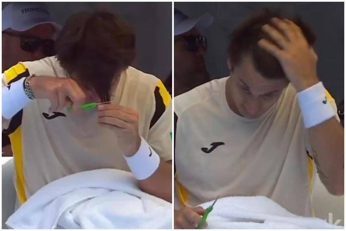 Si taglia i capelli al cambio campo, l'incredibile gesto di Carabelli ad Auckland - 