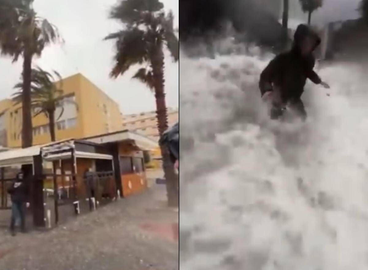 Sindaci in Sicilia travolti da onda durante la diretta Fb: "Non fate come noi" - 