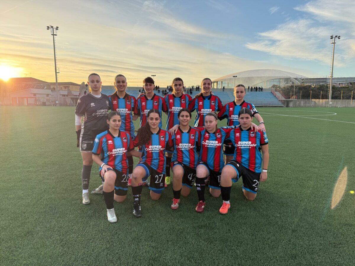 Calcio Catania: l’under 19 femminile inizia con una vittoria convincente per 5-0 contro JSL Brolo - 