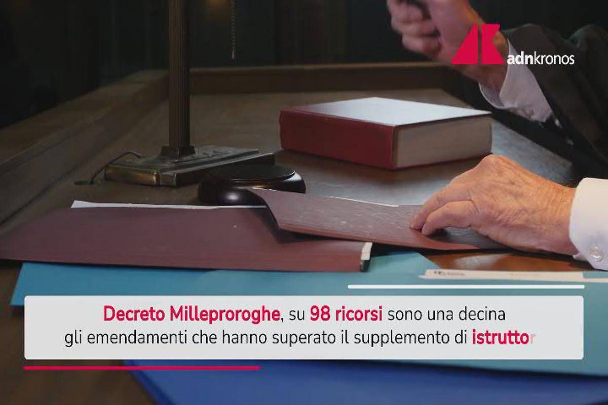 Decreto Milleproroghe 2026, riammessi alcuni emendamenti - 