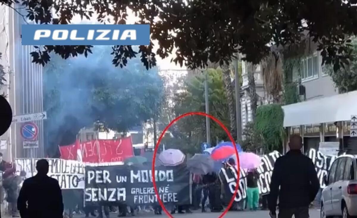 Polizia di Catania denuncia anarco antagonisti dopo disordini durante un corteo - 