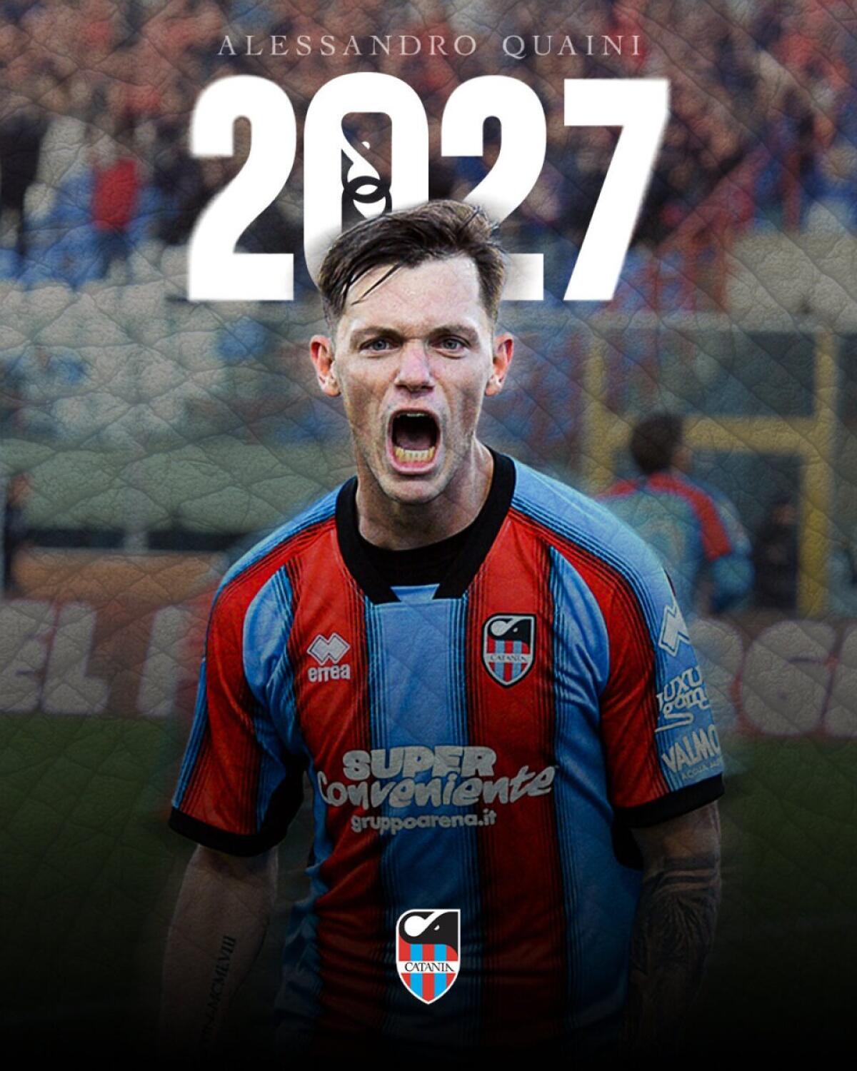 Calcio Catania: Prolungato il Contratto di Alessandro Quaini Fino al 2027 - 