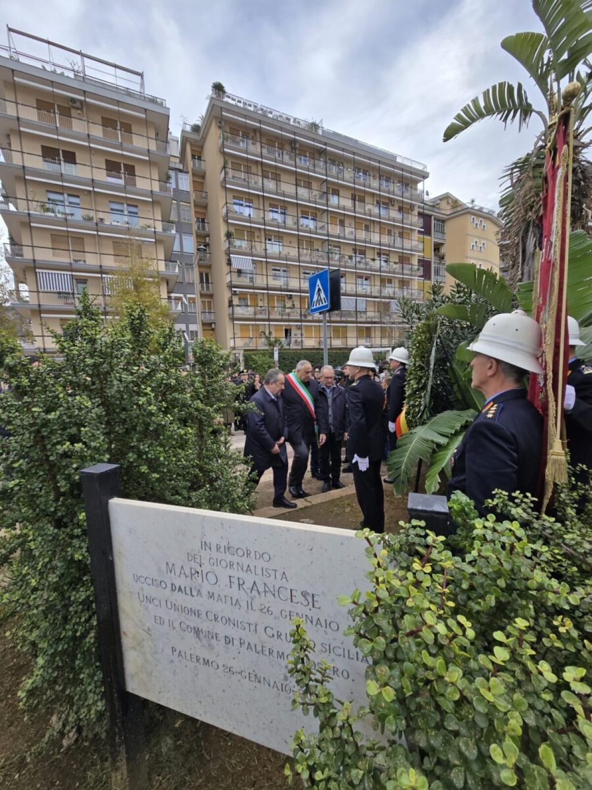 Il Comune di Palermo ricorda Mario Francese: un giornalista che ha cambiato la storia della città - 