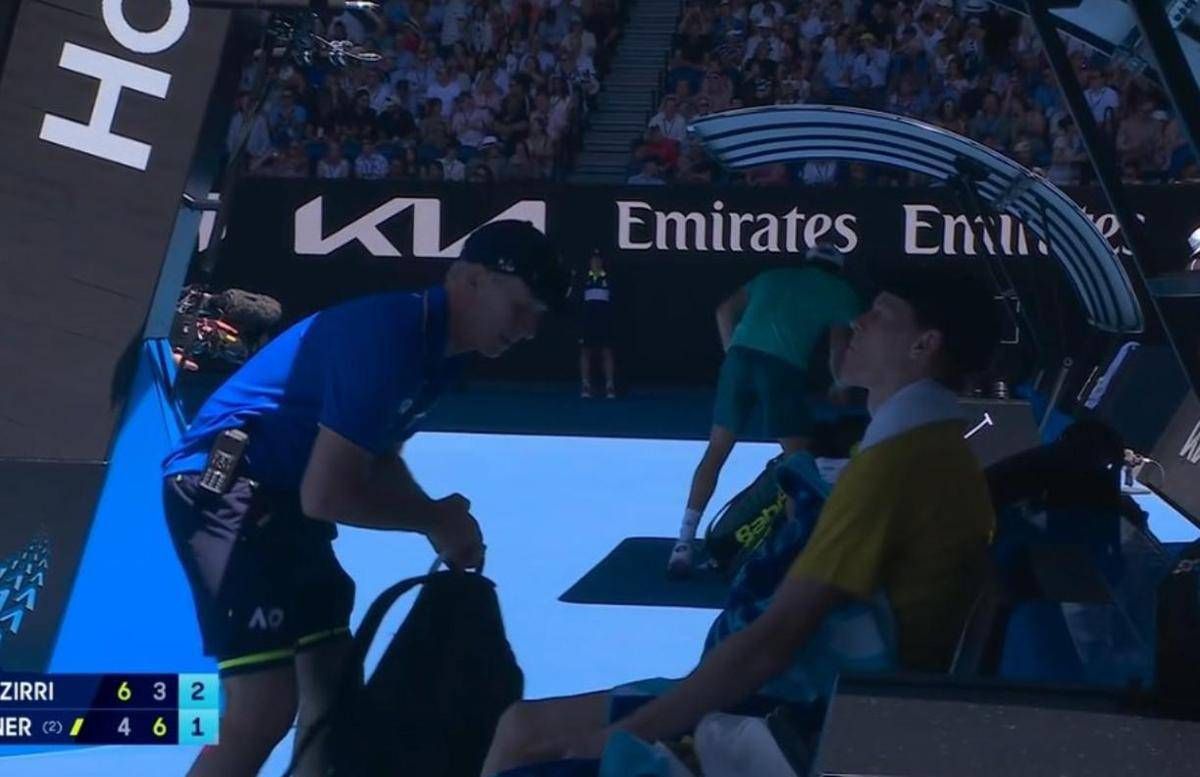 Sinner, problemi contro Spizzirri: crampi agli Australian Open - 