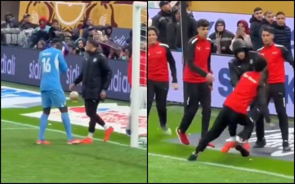 Coppa d'Africa, la surreale 'lotta' per l'asciugamano tra il portiere del Senegal e i raccattapalle del Marocco - 