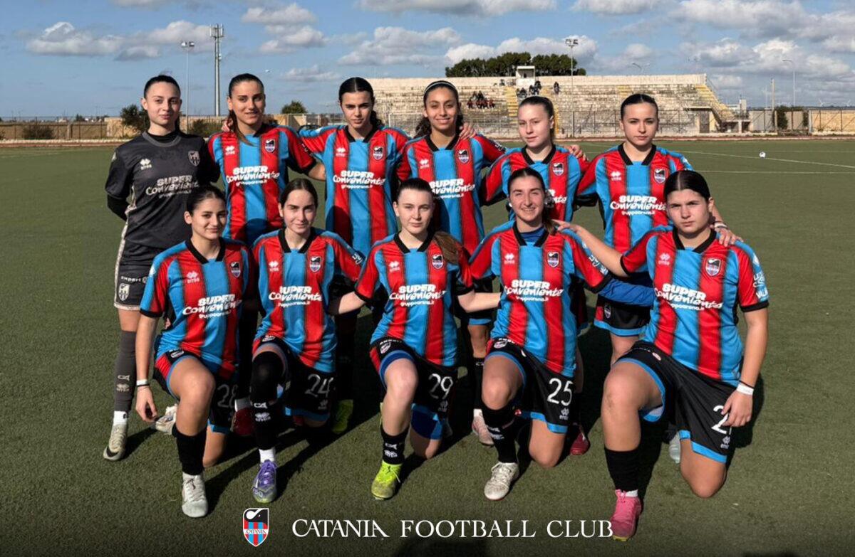Calcio Catania: l'Under 19 femminile conquista il secondo successo consecutivo contro la Virtus Marsala - 