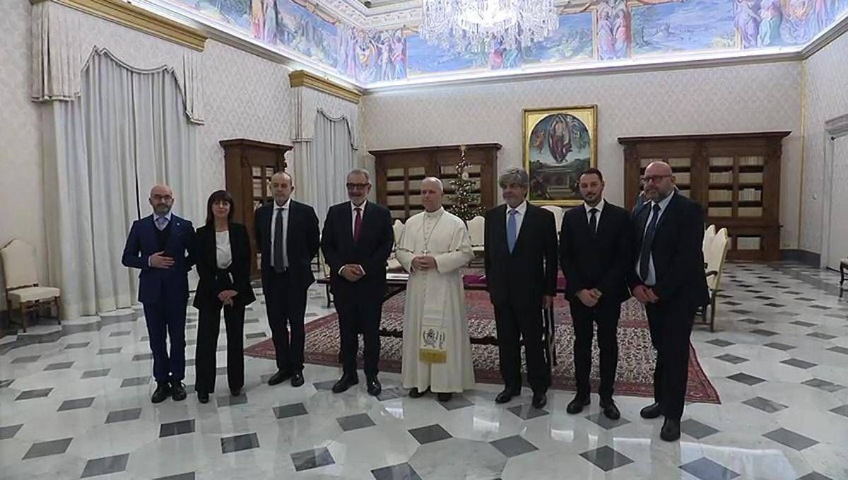 Rocca da Papa Leone, l'incontro in Vaticano - 