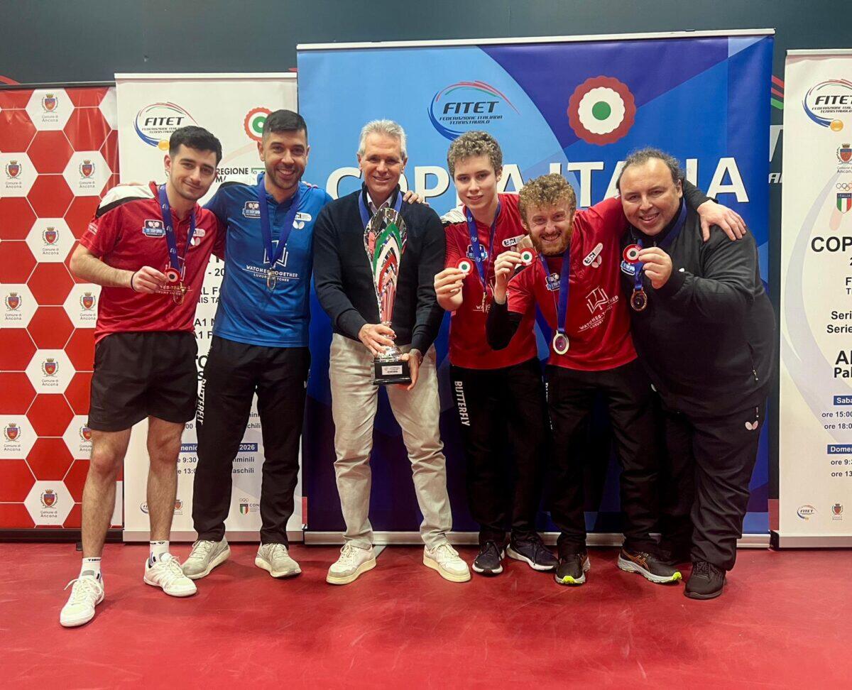 Fitet Sicilia celebra la vittoria della T.T. TOP SPIN MESSINA nella Coppa Italia 2026 - 