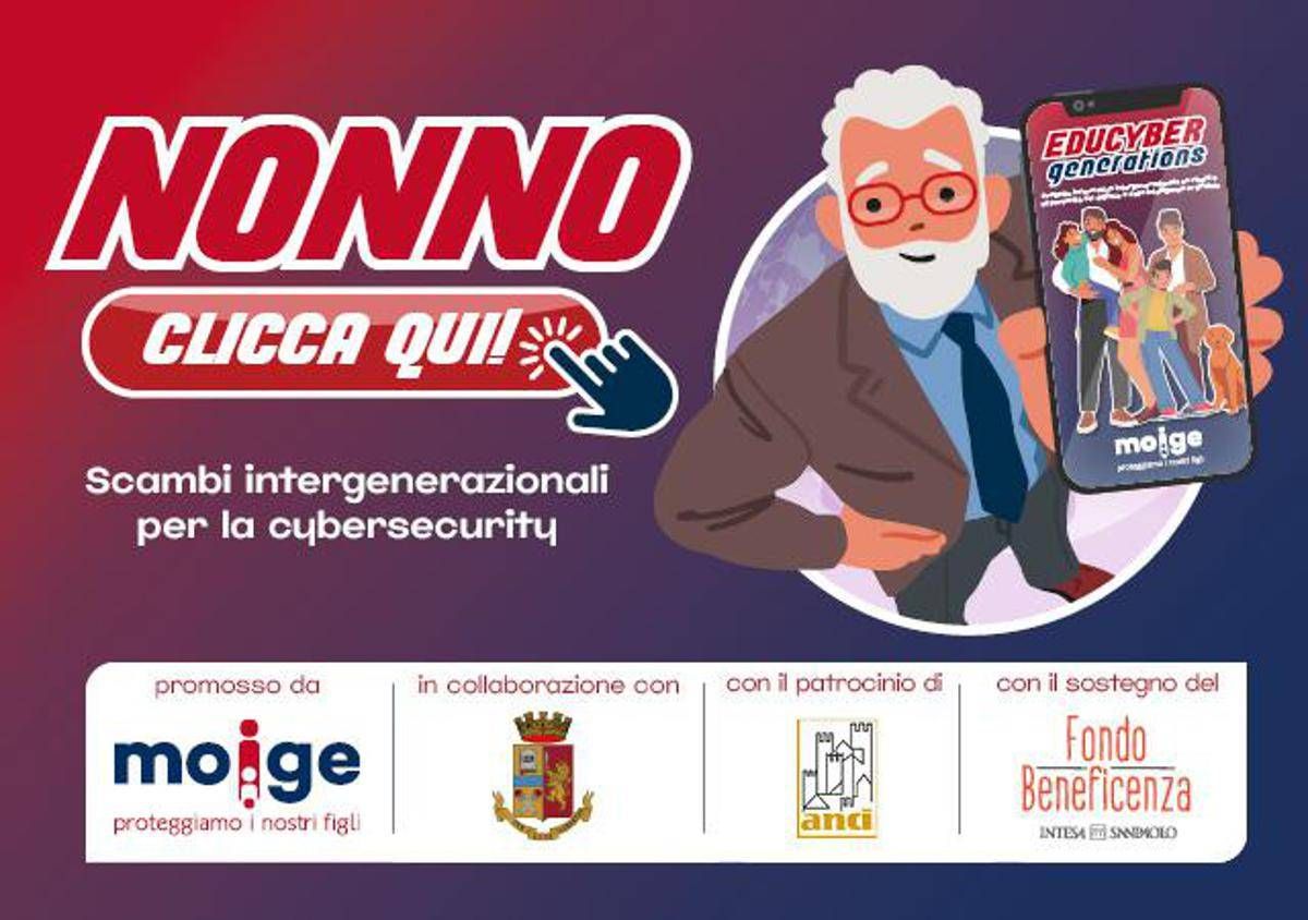 Generazione Z insegna a boomers a navigare sicuri in rete, al via 'Nonno clicca qui'&nbsp; - 