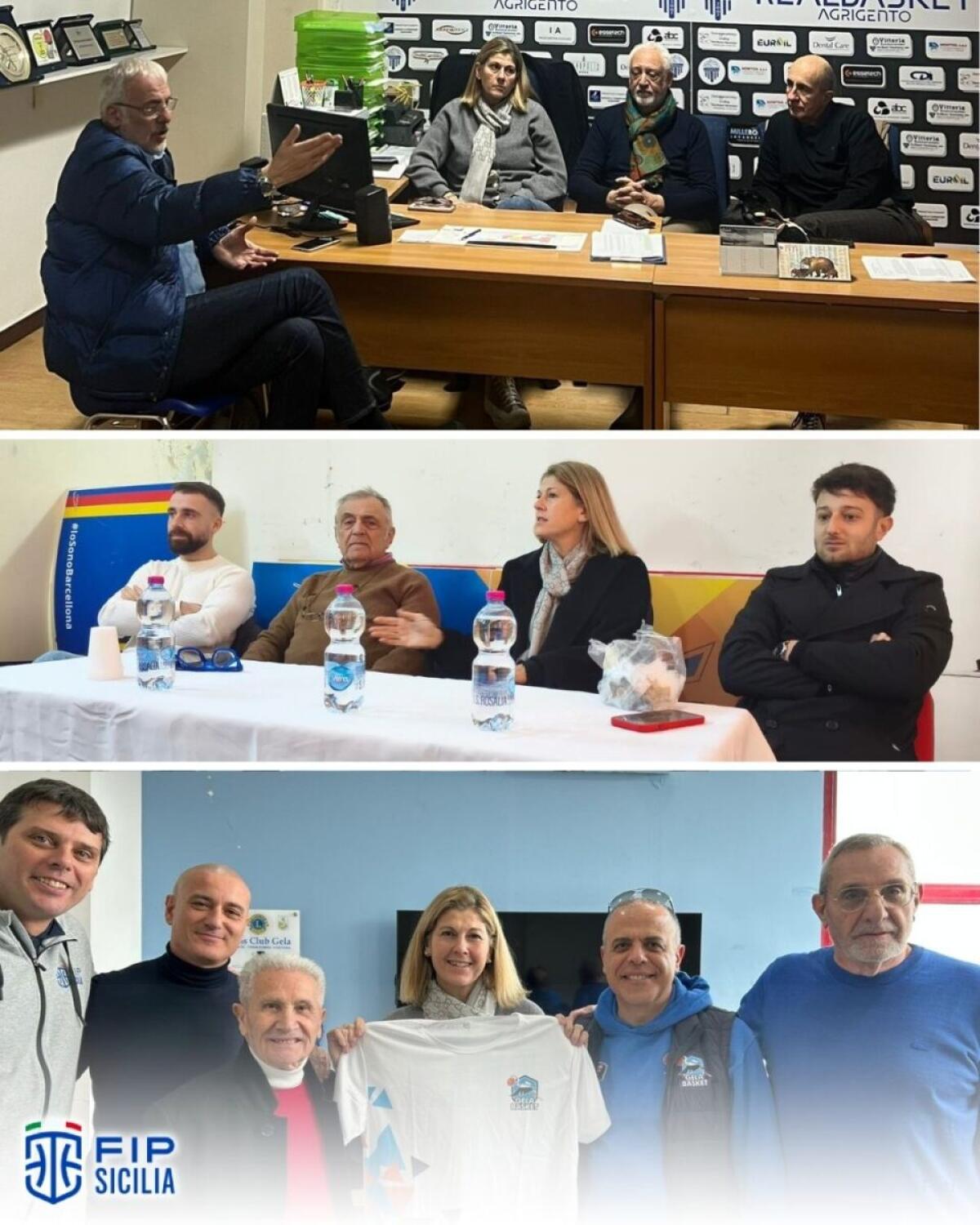 Il dialogo tra FIP Pallacanestro e le province siciliane rafforza il movimento cestistico locale - 